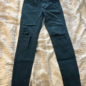 American Eagle Dark Green Jeggings Jeans size 6